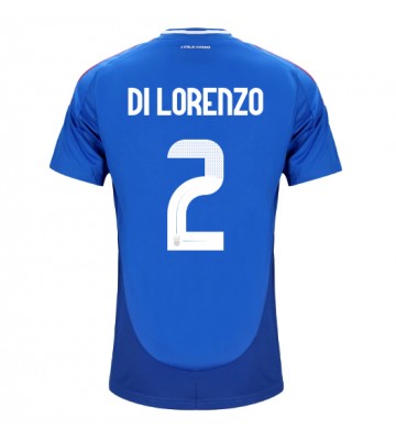 Italien Giovanni Di Lorenzo #2 Hjemmebanetrøje EM 2024 Kort ærmer